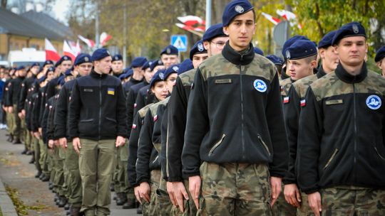 Marsz Niepodległości Zespołu Szkół nr 3 im. Tadeusza Kościuszki w Hrubieszowie