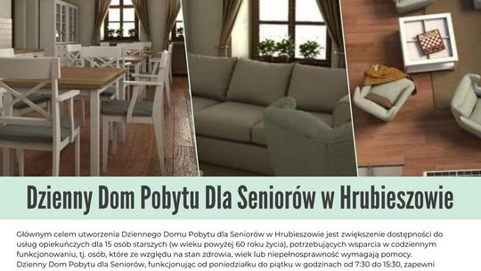 Nowa inicjatywa dla Seniorów w Hrubieszowie: Dzienny Dom Pobytu