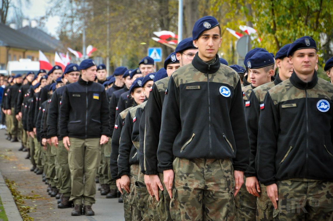 Marsz Niepodległości Zespołu Szkół nr 3 im. Tadeusza Kościuszki w Hrubieszowie