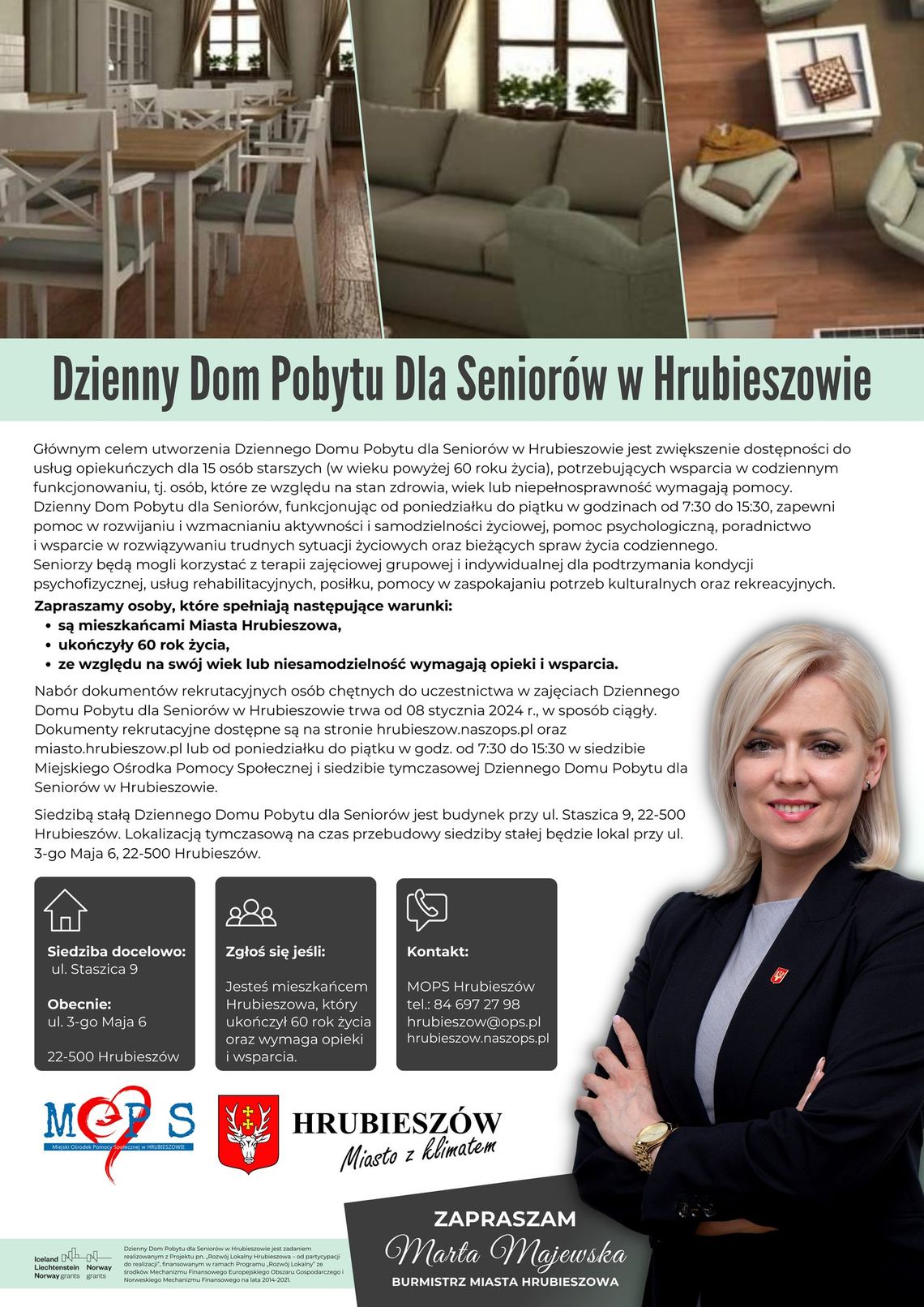 Nowa inicjatywa dla Seniorów w Hrubieszowie: Dzienny Dom Pobytu