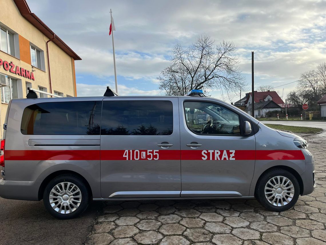 Nowy mikrobus dla Powiatowej Państwowej Straży Pożarnej w Hrubieszowie